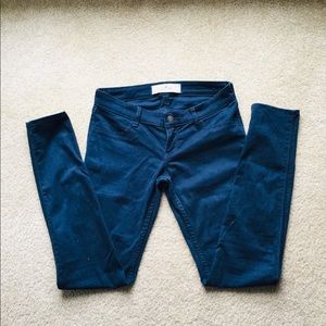 hollister navy blue pants